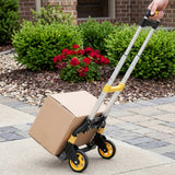 Giantz Folding Trolley Portable Hand Truck Lightweight Travel Luggage Silver - Extra Image
