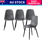 Levede 8x Dining Chairs Kitchen Eames - Low Angle