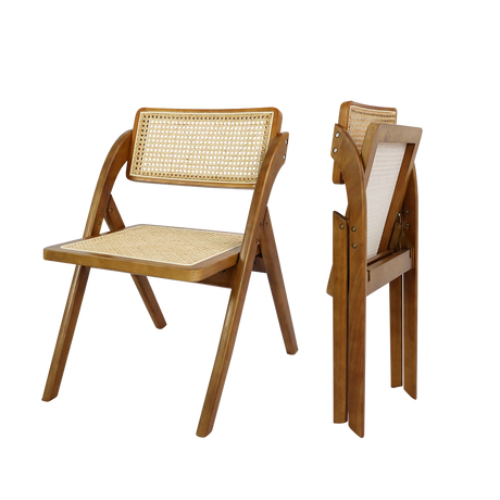 Levede 6X Foldable Rattan Dining Chairs-2006732727046508552