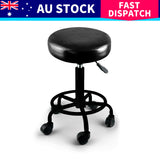 Levede 2x Salon Stool Swivel Bar Stools - Low Angle