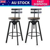Levede 4x Bar Stool Industrial Adjustable-2006732718183944201