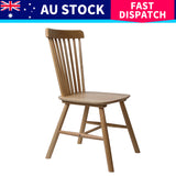 Levede 6x Dining Chairs Kitchen Windor Oak - Low Angle