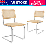 Levede 8x Rattan Chair Dining Chairs - Low Angle