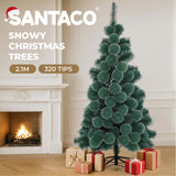 Santaco 2.1M 320 Tips Christmas Tree Full Pine Needle-2006732745174290437