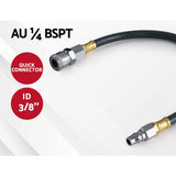 20m Automatic Wall-Mounted Air Hose Reel with 180° Swivel and Self-Layering Mechanism - Rear View