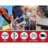 20m Automatic Wall-Mounted Air Hose Reel with 180° Swivel and Self-Layering Mechanism - Extra Image