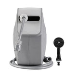 Water Hose Reel 10M Retractable Auto Rewind Garden Spray Gun - Side View