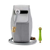 Water Hose Reel 20M Retractable Auto Rewind Garden Brass Spray Gun - Side View