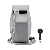 Water Hose Reel 30M Retractable Garden Auto Rewind Spray Gun - Side View