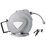 Water Hose Reel 30M Retractable Garden Auto Rewind Spray Gun - Top-Down View