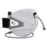 Green Fingers 30M Water Hose Reel Retractable Auto Rewind Wall Mount Garden Spray Gun - Front View