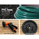 Greenfingers Water Hose Reel 10M Retractable Garden Spray Gun AutoRewind - Rear View