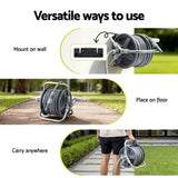 Green Fingers 20m Retractable Garden Hose Reel Heavy Duty 1/2