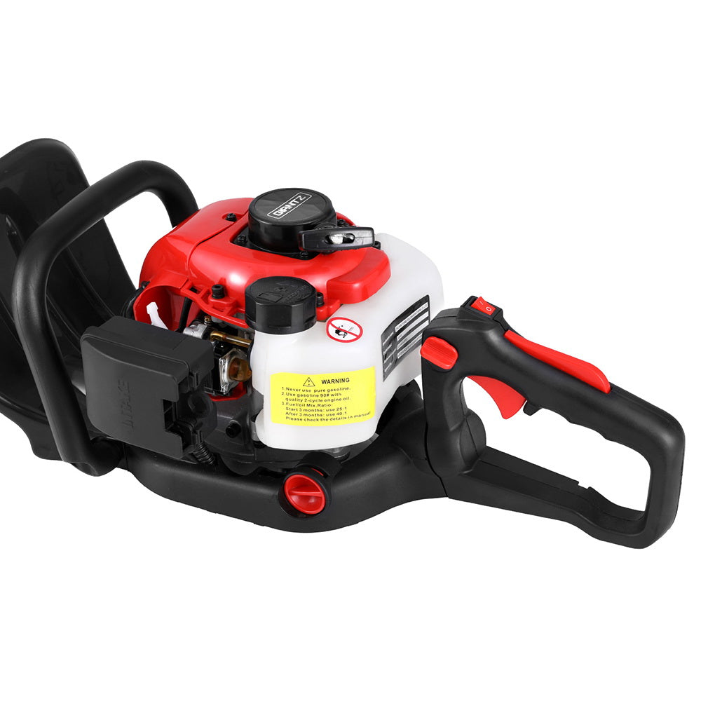 Giantz 25.4CC Petrol Hedge Trimmer 24 Dual Blade Tree Grass Garden Tool