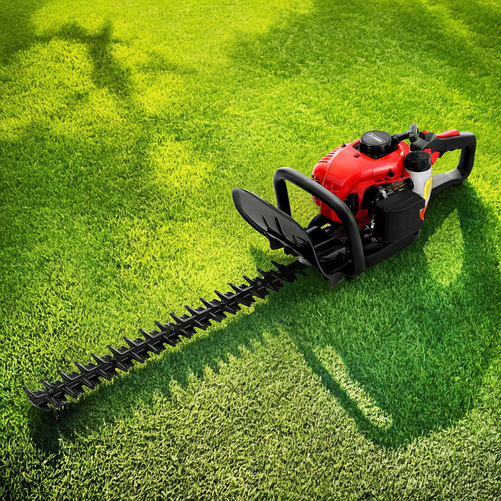 Giantz 25.4CC Petrol Hedge Trimmer 24 Dual Blade Tree Grass Garden Tool