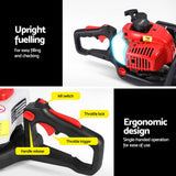 Giantz 25.4CC Petrol Hedge Trimmer 24 Dual Blade Tree Grass Garden Tool - Rear View