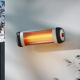 Vevare Electric Strip Infrared Heater Radiant 1500W Remote - 45-Degree Angle