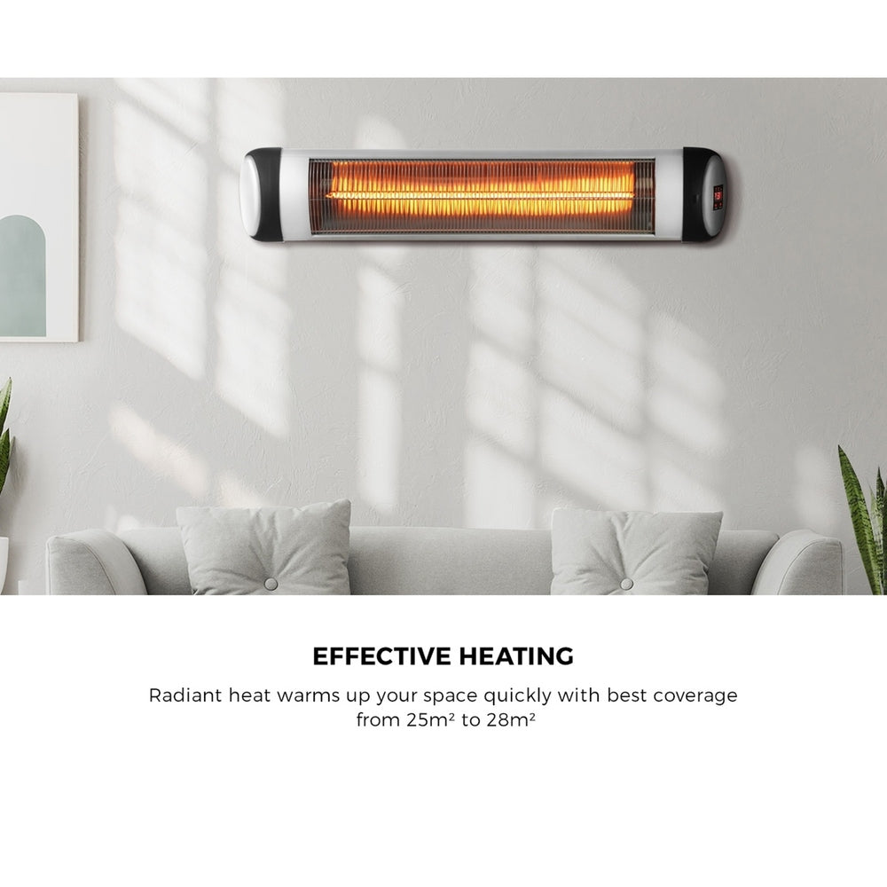Vevare Electric Strip Infrared Heater Radiant 2PCS 2500W