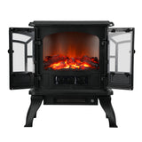 Vevare Electric Fireplace Heater Freestanding 3D Flame Effect 2000W