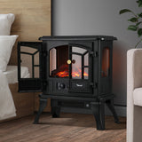 Vevare Electric Fireplace Heater Freestanding 3D Flame Effect 2000W - Extra Image