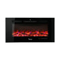 Vevare Electric Fireplace Heater Wall Mounted 3D Flame Effect 2000W