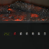 Vevare Electric Fireplace Heater Wall Mounted 3D Flame Effect 2000W - Extra Image
