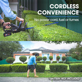 POWERBLADE HH4 20V Cordless Electric Hedge Trimmer, Skin Only - Top-Down View