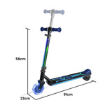 Voyager Scooter Beats Electric Scooter - Blue - Front View