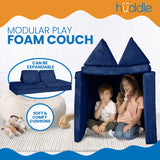 Huddle Kids Modular Play Foam Couch - Navy