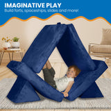 Huddle Kids Modular Play Foam Couch - Navy