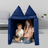 Huddle Kids Modular Play Foam Couch - Navy - Extra Image