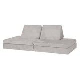 Huddle Kids Modular Play Foam Couch - Grey