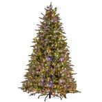 Bergen Fir 7.5ft Multicolour Pre-Lit Christmas Tree