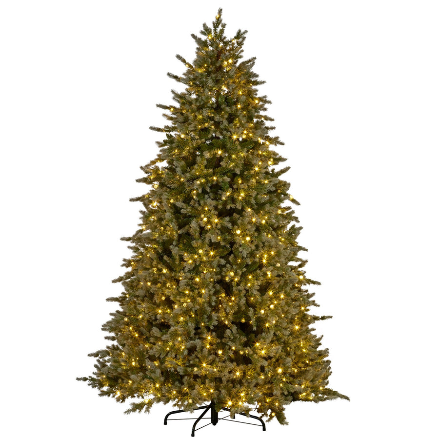 Bergen Fir 7.5ft Multicolour Pre-Lit Christmas Tree