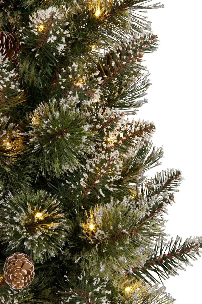 Christabelle 2ft Christmas Tree with Lights - Potted Cashmere