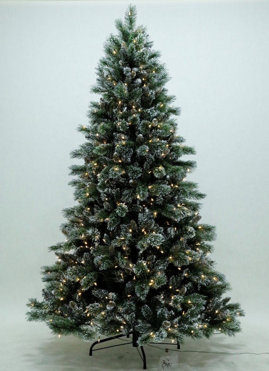9ft Christmas Tree with Lights - Cashmere