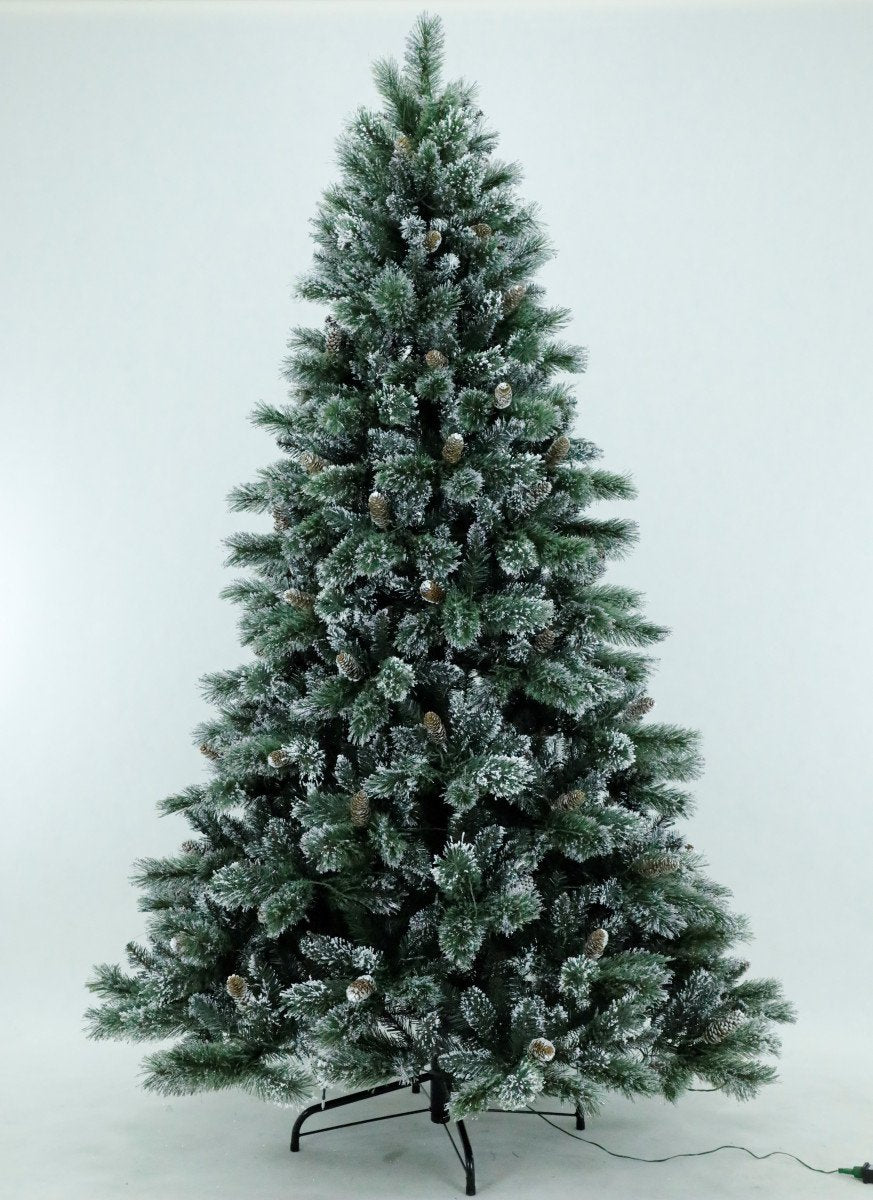 9ft Christmas Tree with Lights - Cashmere