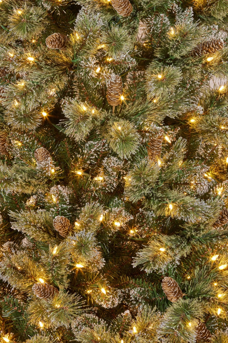 9ft Christmas Tree with Lights - Cashmere