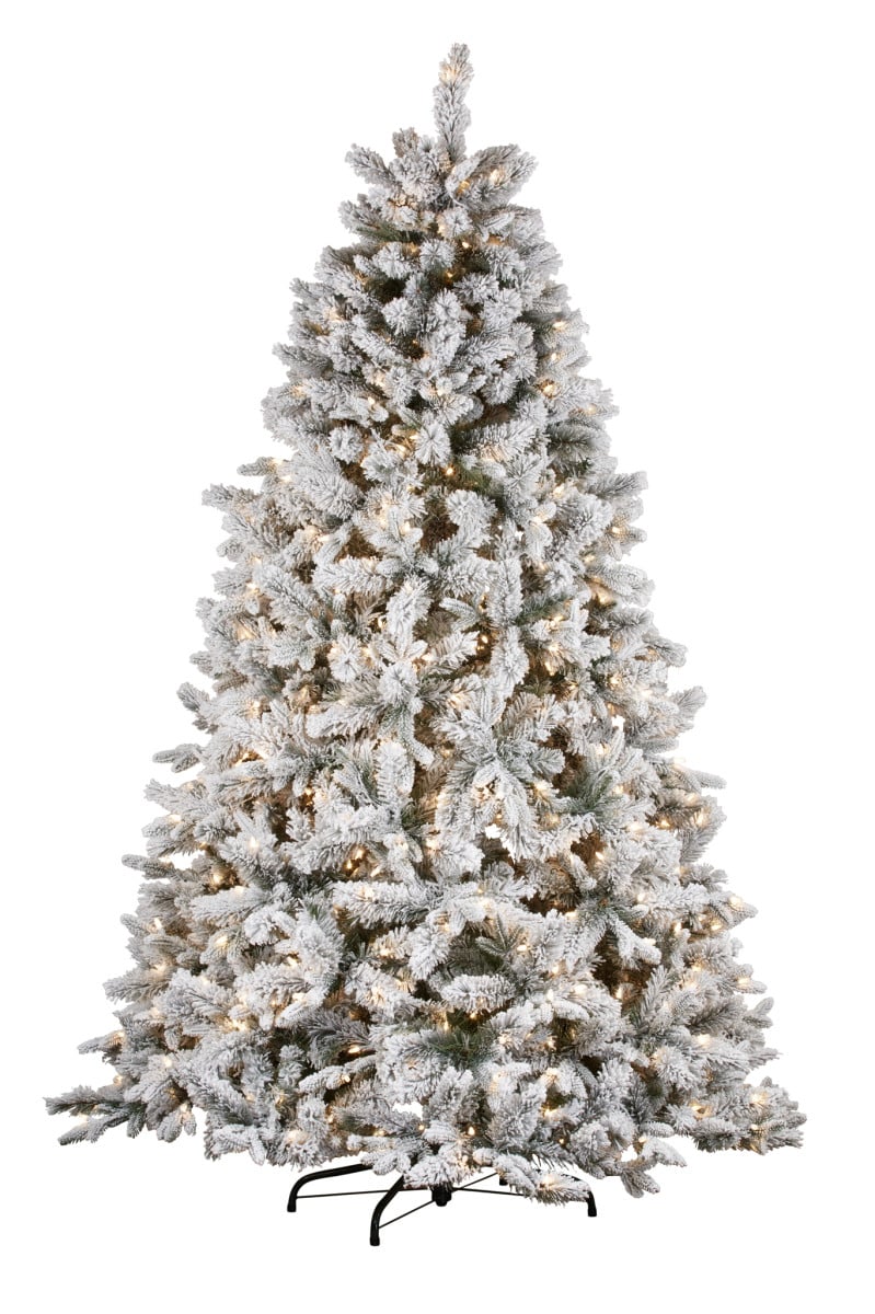 229cm Snowy Atica Christmas Tree with Lights