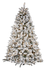 229cm Snowy Atica Christmas Tree with Lights