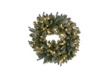 Christabelle 61cm Silver Fir Christmas Wreath with Lights