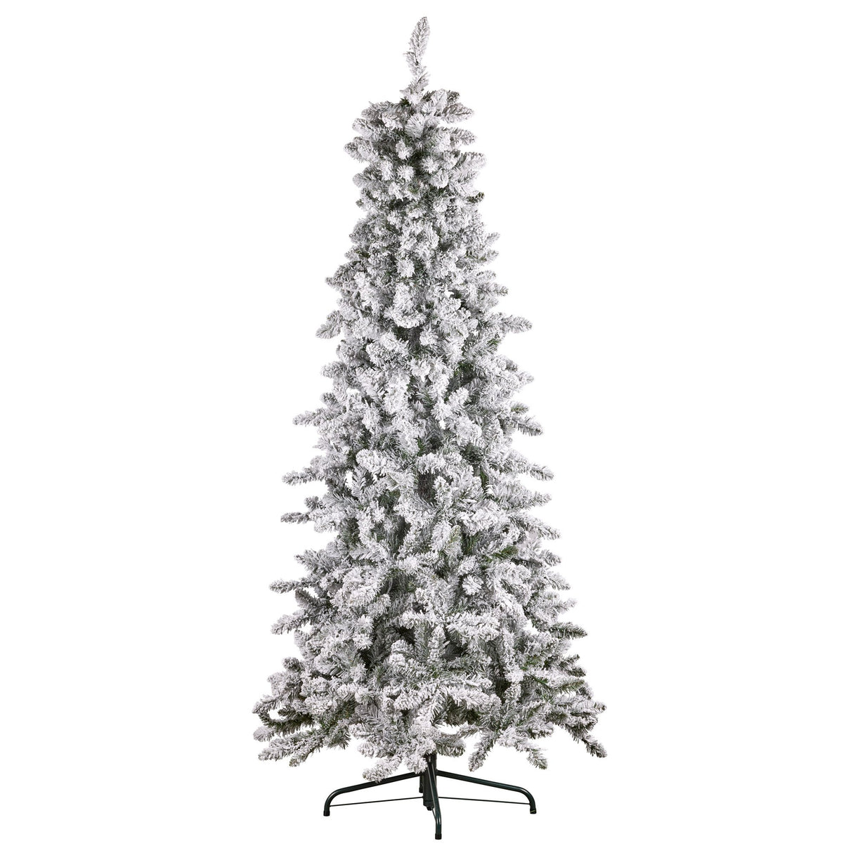 Christabelle 7.5ft Christmas Tree with Lights- Snowy Norwegian Slimline