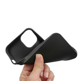 Frosted TPU Shockproof Case for iPhone 16, 15 Plus, 14, SE3, XR - 45-Degree Angle