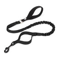 True Love Military Dog Leash - 2.5 cm width and 1.4 m length Black L-1962324905219461121