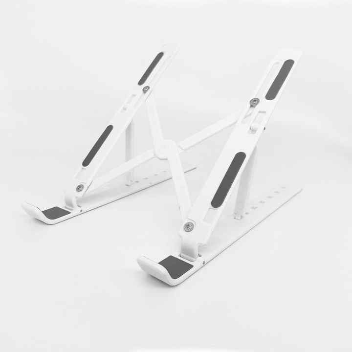 Flexible and Portable Adjustable Laptop Stand - Lightweight ABS Design for Tablets and Phones