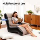 Gardeon Inflatable Chair Sun Lounger Blow Up Folding Air Chairs Sofa for Camping with Pump - Top-Down View