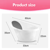 Black Baby Bath With Backrest & Bum Bump Support - Extra Image