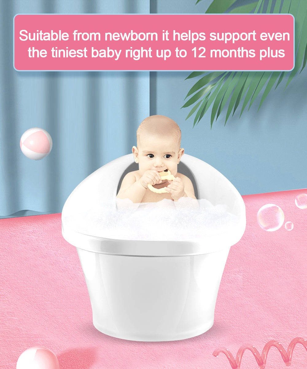 Black Baby Bath With Backrest & Bum Bump Support-2006732771770372097