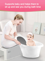 Black Baby Bath With Backrest & Bum Bump Support-2006732771770372099