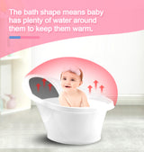 Black Baby Bath With Backrest & Bum Bump Support - Close-Up Angle
